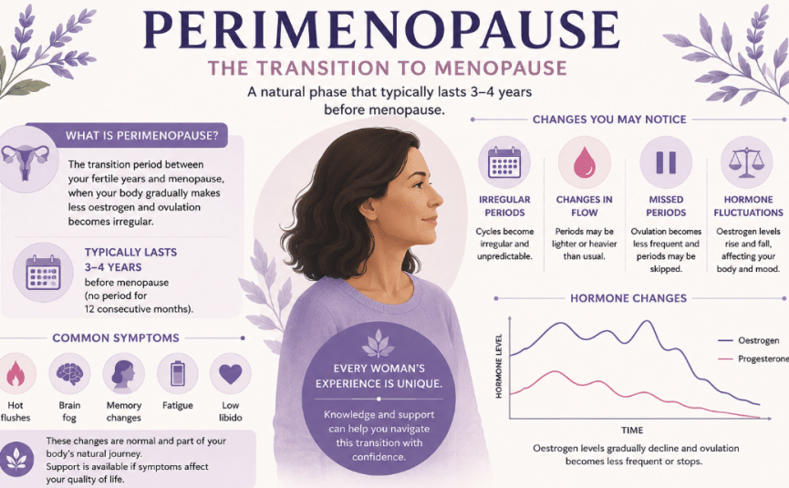 Perimenopause stages